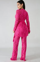 Load image into Gallery viewer, Lace Pants Set (Pink)
