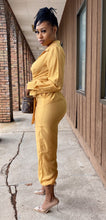 Load image into Gallery viewer, Abbey Mustard Jumpsuit
