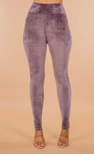 Load image into Gallery viewer, Light Purple High Waisted Plush Pants
