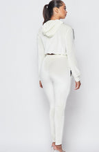 Load image into Gallery viewer, Velvet  Pants Set White
