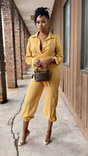 Load image into Gallery viewer, Abbey Mustard Jumpsuit
