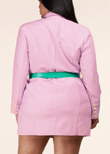 Load image into Gallery viewer, Lavender Blazer Mini Dress
